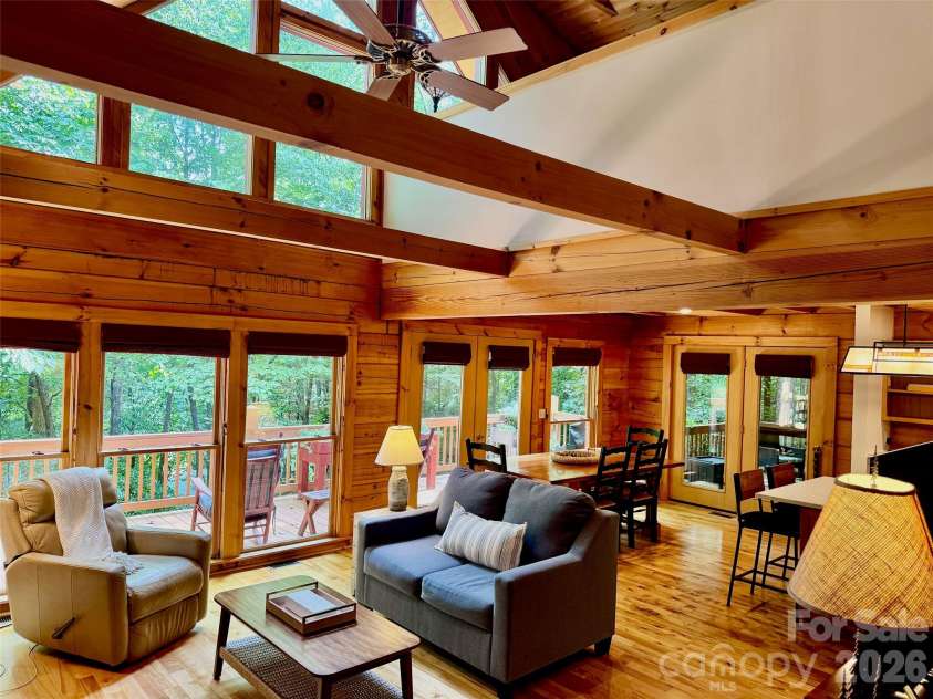 133 Smokemont Drive, Arden, NC 28704.  MLS# CAR4426881, YatesRealty ID 52266. Note the two story cathedral ceiling