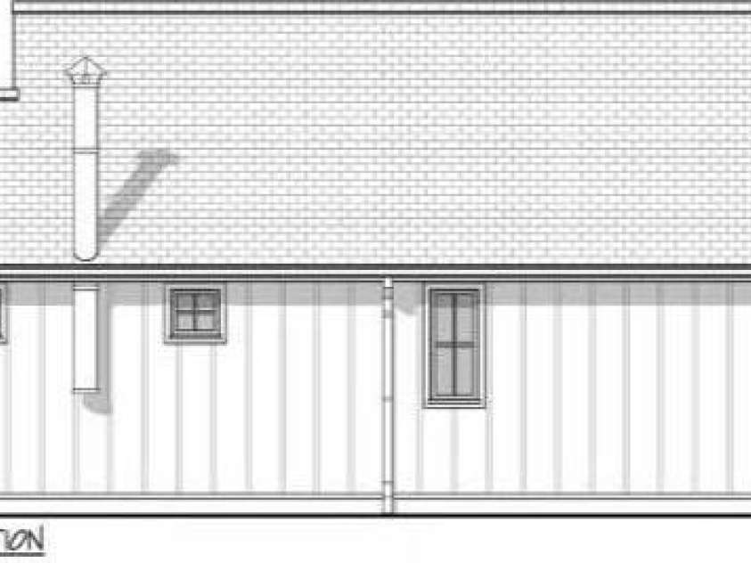 130 Summit Rise Road, Pisgah Forest, NC 28768.  MLS# CAR4426002, YatesRealty ID 52274. Side Elevation View