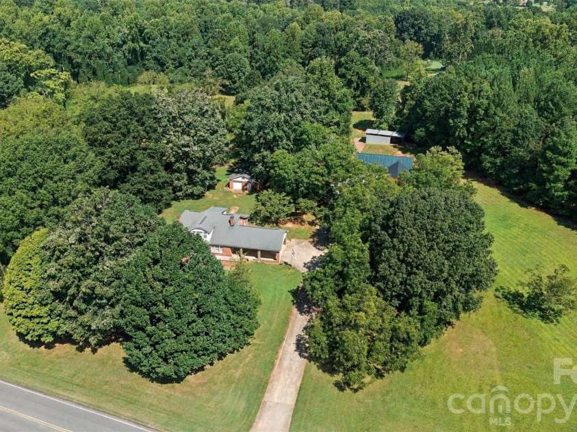 3336 Startown Road, Newton, NC 28658.  MLS# CAR4426940, YatesRealty ID 52276. Focused Aerial Front View