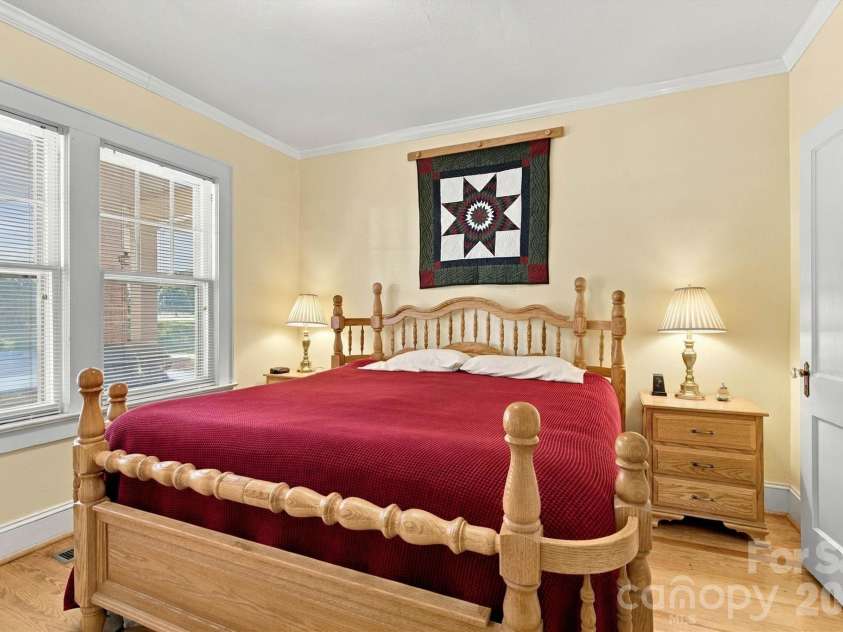 3336 Startown Road, Newton, NC 28658.  MLS# CAR4426940, YatesRealty ID 52276. Main Level Primary Bedroom/Window View
