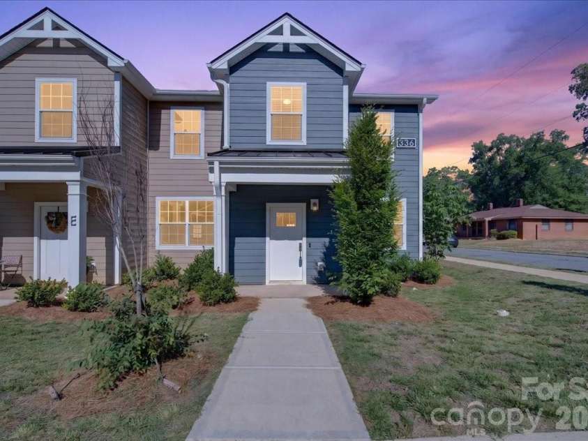 336 Lincoln Street, Concord, NC 28025.  MLS# CAR4237352, YatesRealty ID 5228. Welcome Home/Twilight Enhanced Model Unit