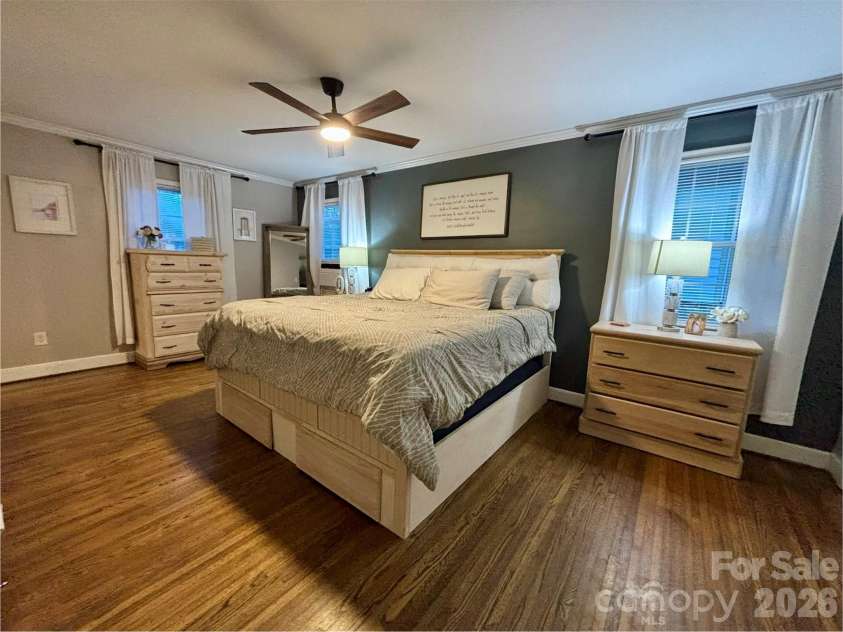 707 Barr Street, Lancaster, SC 29720.  MLS# CAR4426979, YatesRealty ID 52287. Primary bedroom with 4 closets!