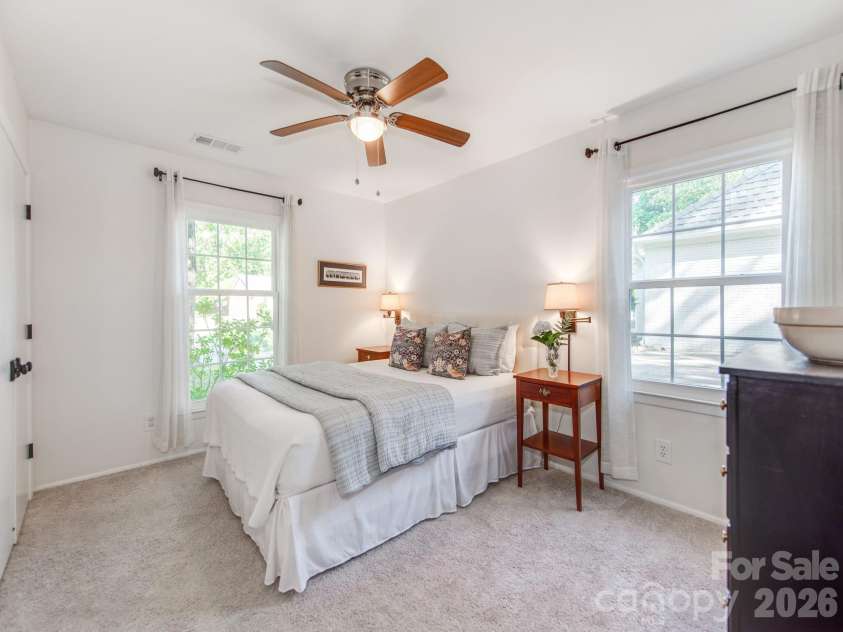 6821 Old Post Road, Charlotte, NC 28212.  MLS# CAR4426020, YatesRealty ID 52291. Bedroom 2