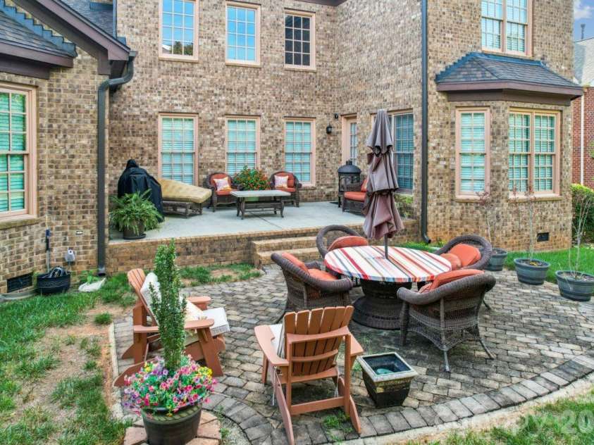 2815 Bevis Lane, Waxhaw, NC 28173.  MLS# CAR4425030, YatesRealty ID 52294. Dual back patio's