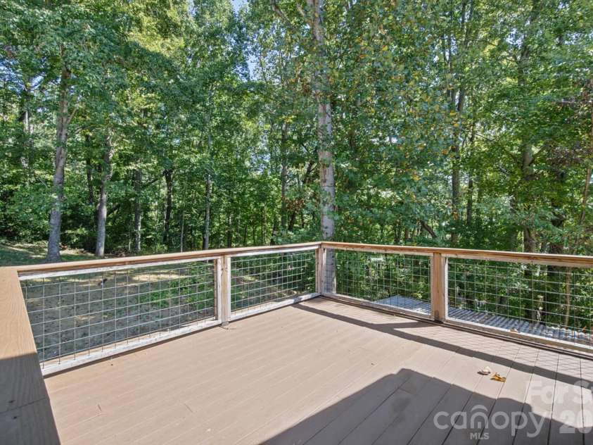 35 Clement Drive, Asheville, NC 28805.  MLS# CAR4422265, YatesRealty ID 52299. View from the Primary Bedroom's deck