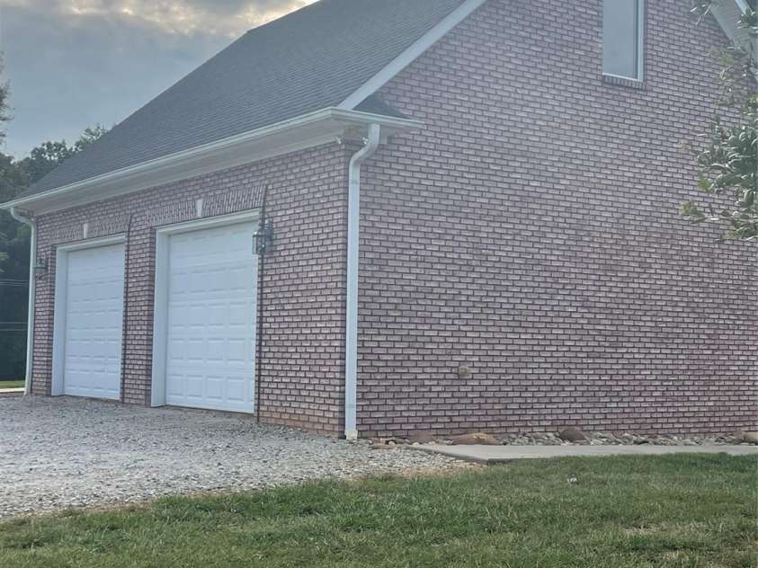 3842 Sherrills Ford Road, Salisbury, NC 28147.  MLS# CAR4419789, YatesRealty ID 52300. 2 car oversized garage with unfinished area above garage