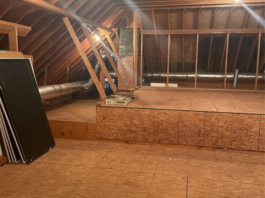 3842 Sherrills Ford Road, Salisbury, NC 28147.  MLS# CAR4419789, YatesRealty ID 52300. Attic storage space