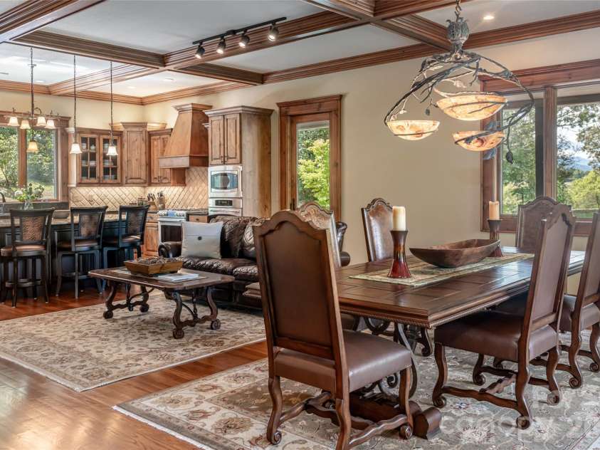 538 Celebration Cove, Clyde, NC 28721.  MLS# CAR4424841, YatesRealty ID 52304. Open concept that does not forgo designated spaces is a real rarity!