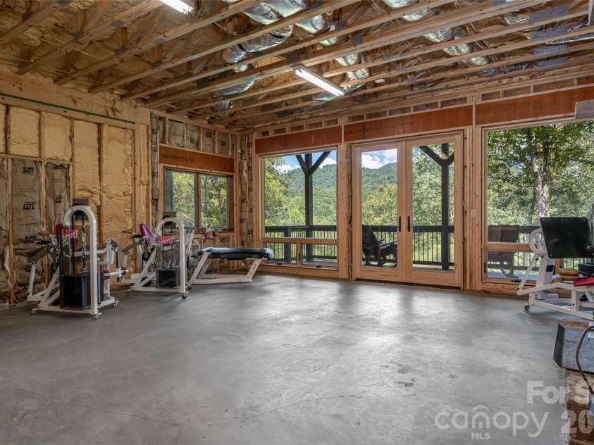 538 Celebration Cove, Clyde, NC 28721.  MLS# CAR4424841, YatesRealty ID 52304. Unfinished basement is stubbed and ready for your vision