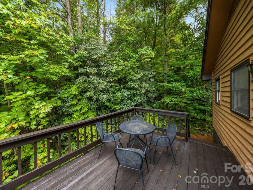 117 View De Lake Drive, Etowah, NC 28729.  MLS# CAR4427129, YatesRealty ID 52306. Beautiful deck in peaceful setting