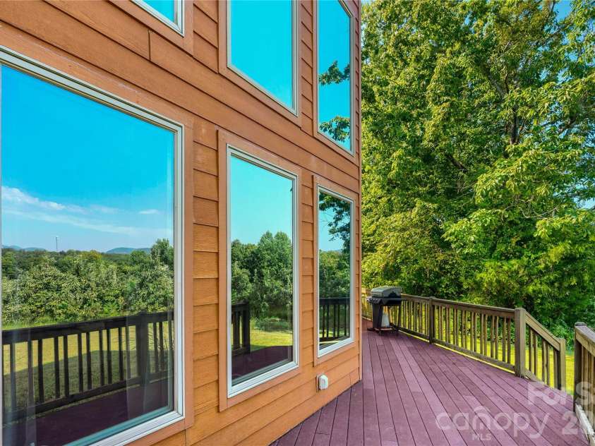 296 Acorn Lane, Rutherfordton, NC 28139.  MLS# CAR4427187, YatesRealty ID 52307. Back deck
