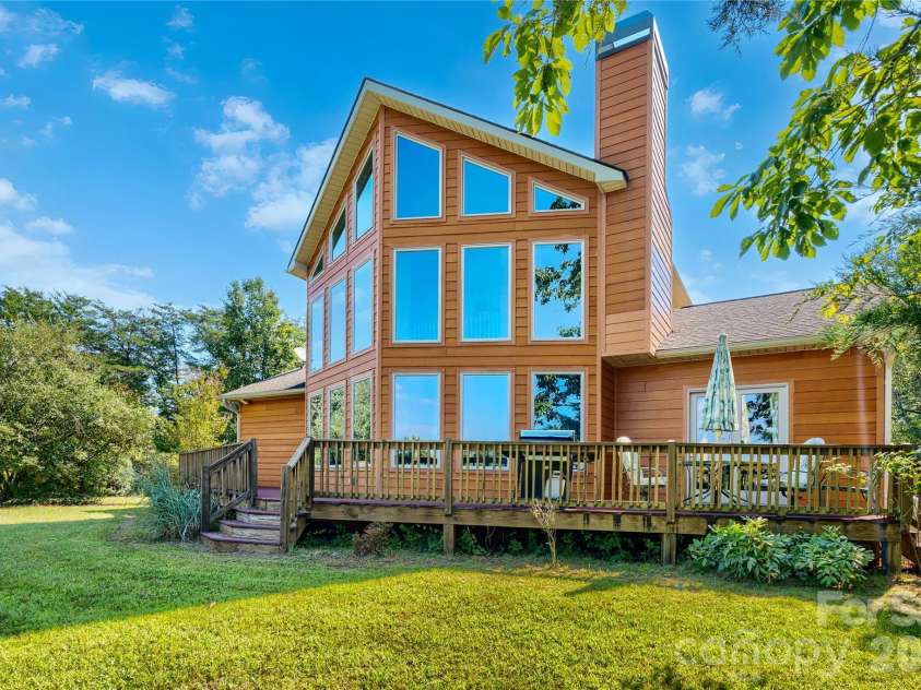 296 Acorn Lane, Rutherfordton, NC 28139.  MLS# CAR4427187, YatesRealty ID 52307. Back level yard