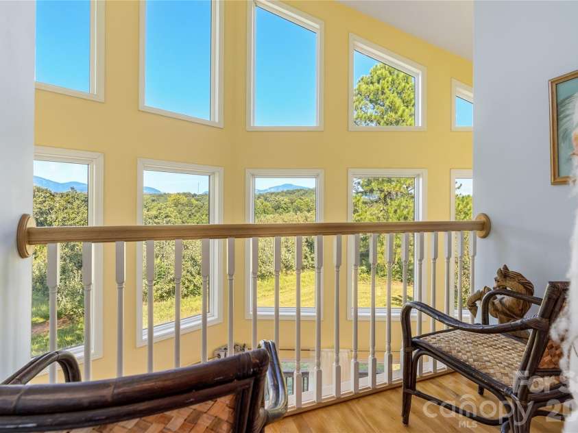296 Acorn Lane, Rutherfordton, NC 28139.  MLS# CAR4427187, YatesRealty ID 52307. Balcony off 3rd bedroom