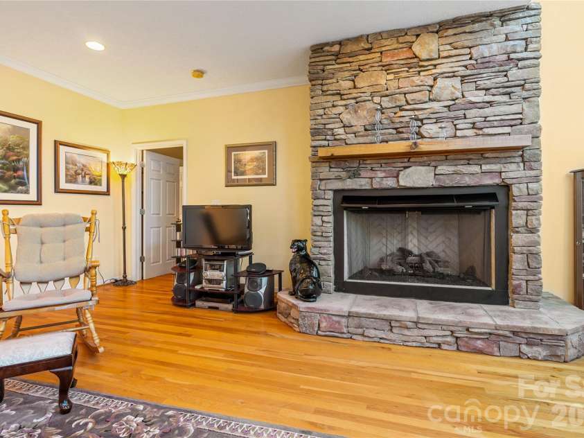 296 Acorn Lane, Rutherfordton, NC 28139.  MLS# CAR4427187, YatesRealty ID 52307. Fireplace,gas logs