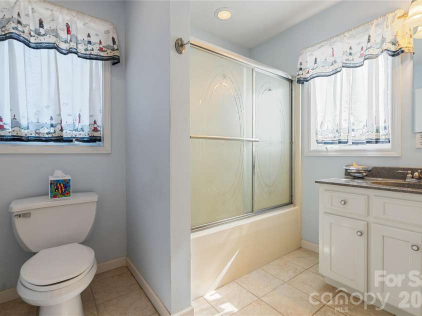 296 Acorn Lane, Rutherfordton, NC 28139.  MLS# CAR4427187, YatesRealty ID 52307. Guest bathroom