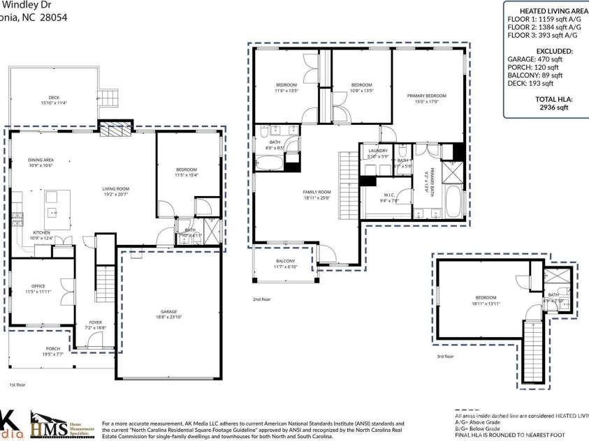 2374 Windley Drive, Gastonia, NC 28054.  MLS# CAR4351075, YatesRealty ID 5234. 