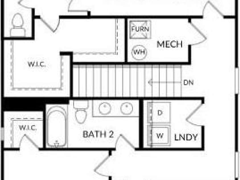 1414 Mossy Glade Road, Indian Trail, NC 28079.  MLS# CAR4427396, YatesRealty ID 52368. Upper Level