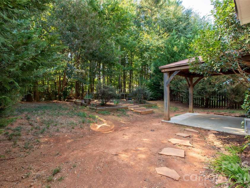 4260 Wiregrass Road, Indian Land, SC 29707.  MLS# CAR4426799, YatesRealty ID 52377. Bacykyard has mature trees for privacy