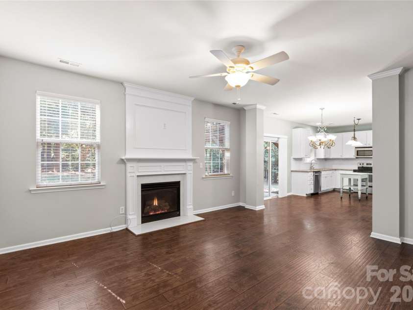 4260 Wiregrass Road, Indian Land, SC 29707.  MLS# CAR4426799, YatesRealty ID 52377. Gas fireplace for cool fall evenings.
