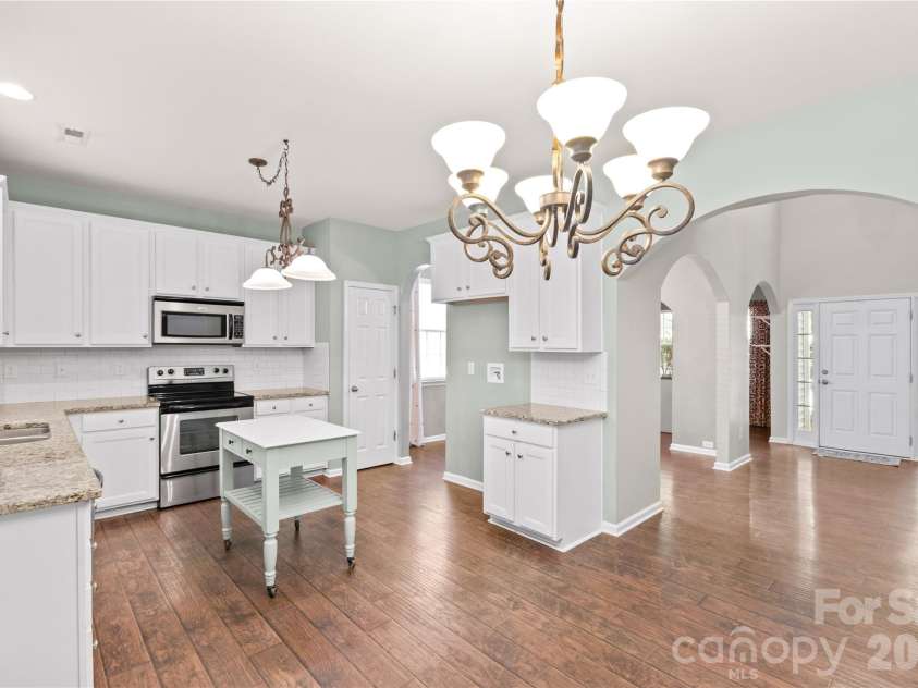 4260 Wiregrass Road, Indian Land, SC 29707.  MLS# CAR4426799, YatesRealty ID 52377. Kitchen with prep island