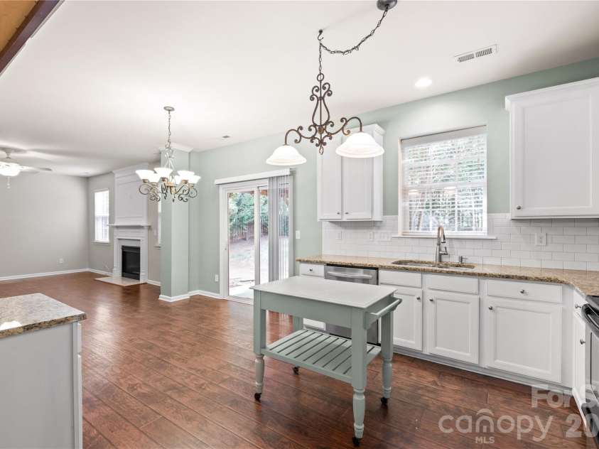 4260 Wiregrass Road, Indian Land, SC 29707.  MLS# CAR4426799, YatesRealty ID 52377. View into the great room