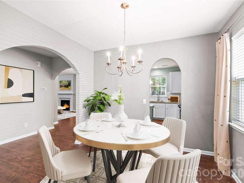 4260 Wiregrass Road, Indian Land, SC 29707.  MLS# CAR4426799, YatesRealty ID 52377. Virtually staged formal dining room