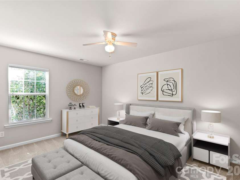 4260 Wiregrass Road, Indian Land, SC 29707.  MLS# CAR4426799, YatesRealty ID 52377. Virtually staged secondary bedroom