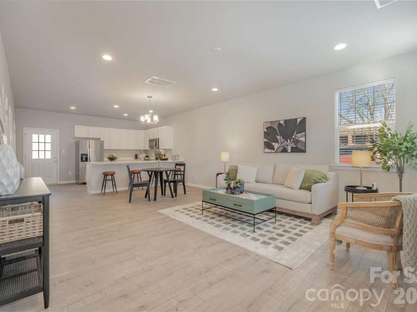 344D Lincoln Street, Concord, NC 28025.  MLS# CAR4355432, YatesRealty ID 5238. Living Room of Model