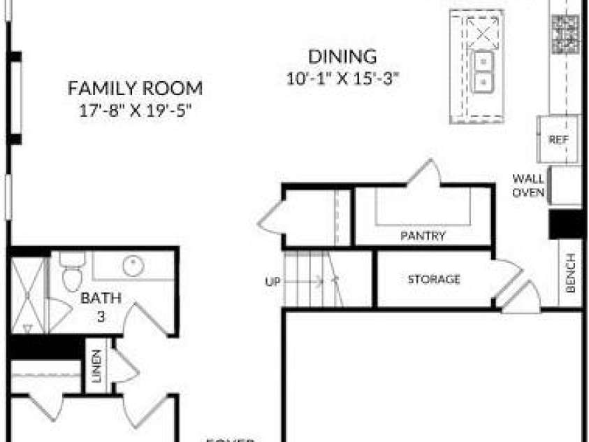 1411 Mossy Glade Road, Indian Trail, NC 28079.  MLS# CAR4427439, YatesRealty ID 52384. Main Level