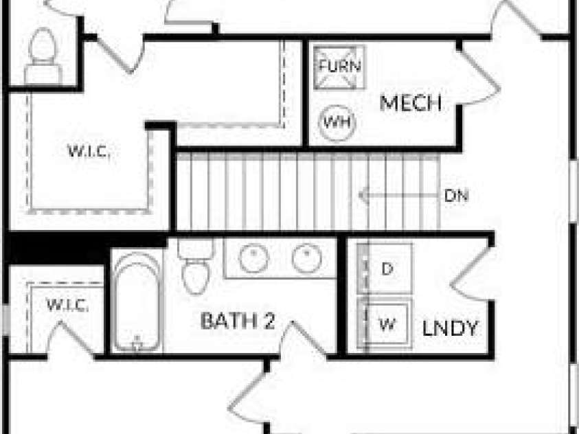 1411 Mossy Glade Road, Indian Trail, NC 28079.  MLS# CAR4427439, YatesRealty ID 52384. Upper Level