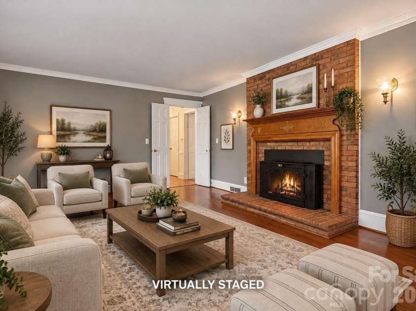 4514 Wilgrove Mint Hill Road, Mint Hill, NC 28227.  MLS# CAR4423298, YatesRealty ID 52389. Virtually Staged Great Room