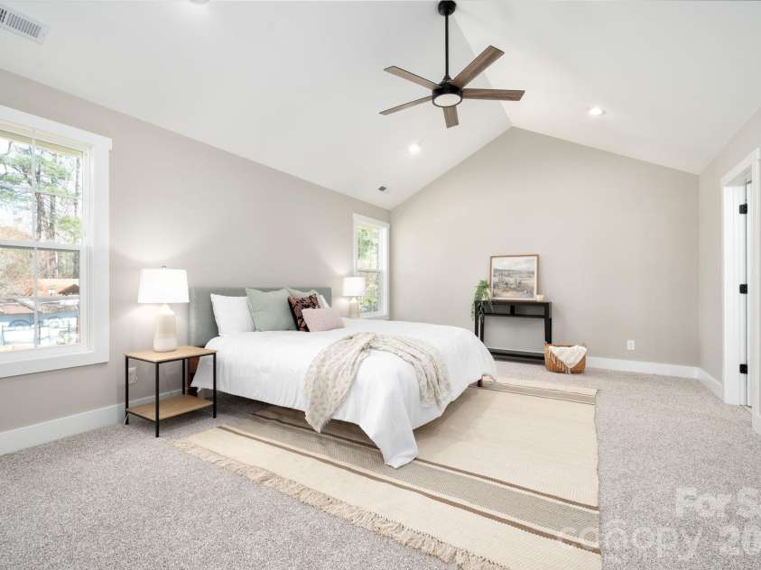 9 Myrtle Lee Cove, Arden, NC 28704.  MLS# CAR4355602, YatesRealty ID 5241. Incredibly Spacious Primary Suite with Vaulted Ceilings