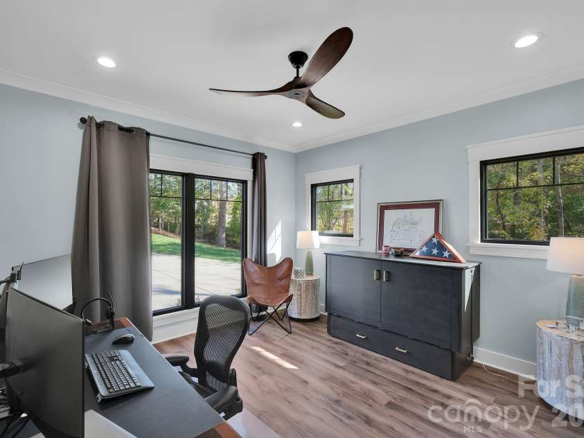 4111 Ridge Road, Conover, NC 28613.  MLS# CAR4317539, YatesRealty ID 5243. First floor bedroom 