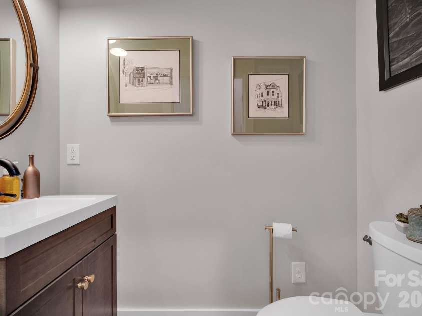 4111 Ridge Road, Conover, NC 28613.  MLS# CAR4317539, YatesRealty ID 5243. Half bathroom on main floor 