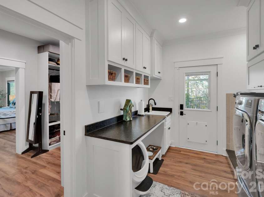 4111 Ridge Road, Conover, NC 28613.  MLS# CAR4317539, YatesRealty ID 5243. Laundry room with access to primary closet 