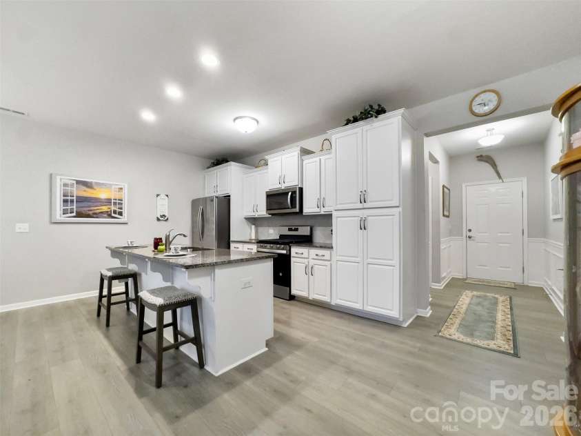 60119 Blue Bird Lane, Lancaster, SC 29720.  MLS# CAR4426158, YatesRealty ID 52441. Kitchen layout showing the front entrance