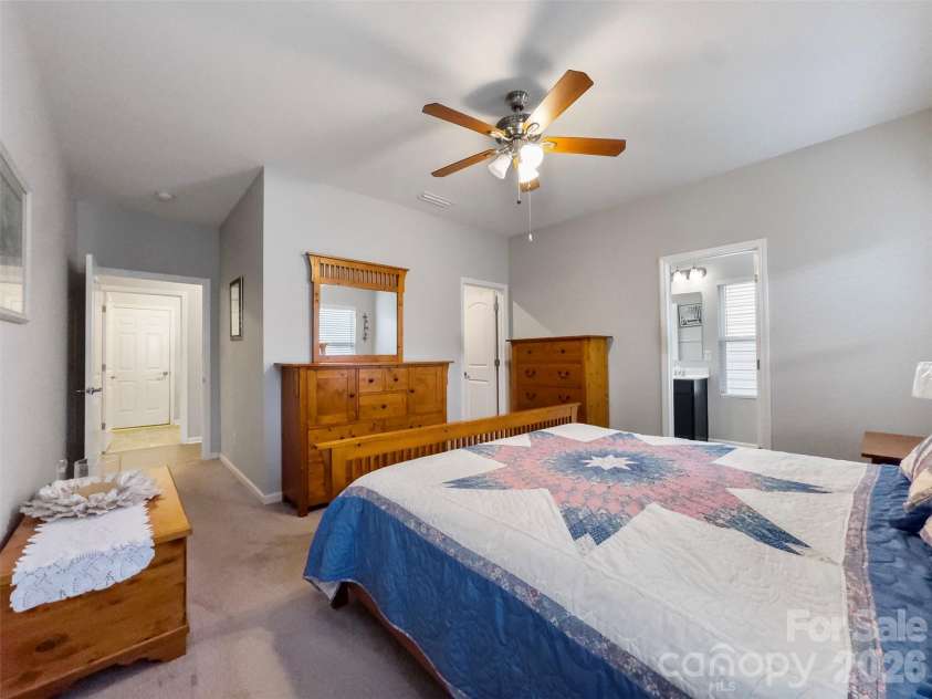 60119 Blue Bird Lane, Lancaster, SC 29720.  MLS# CAR4426158, YatesRealty ID 52441. Primary bedroom