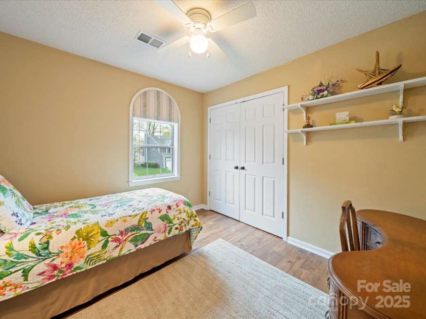 12708 Hollyhock Lane, Huntersville, NC 28078.  MLS# CAR4241322, YatesRealty ID 5246. Bedroom 2