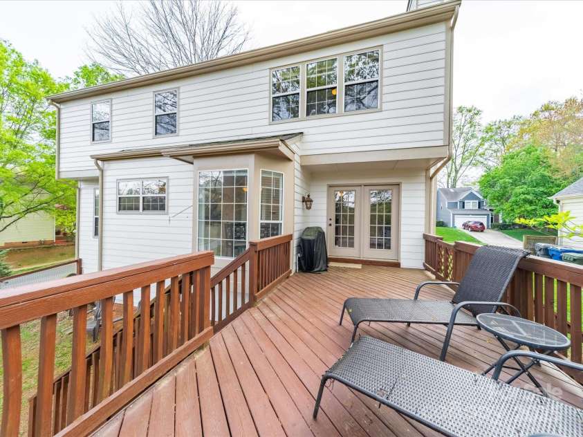 12708 Hollyhock Lane, Huntersville, NC 28078.  MLS# CAR4241322, YatesRealty ID 5246. Deck