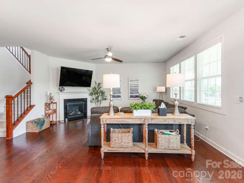 12110 Westbranch Parkway, Davidson, NC 28036.  MLS# CAR4423144, YatesRealty ID 52469. Family room contd