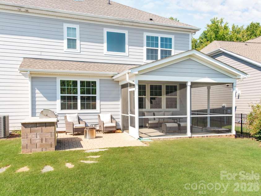12110 Westbranch Parkway, Davidson, NC 28036.  MLS# CAR4423144, YatesRealty ID 52469. Grill area & patio