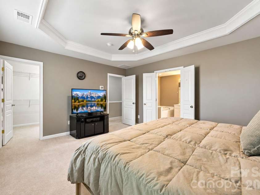 14543 Durant Boulevard, Charlotte, NC 28277.  MLS# CAR4426222, YatesRealty ID 52502. Trey Ceiling in Primary