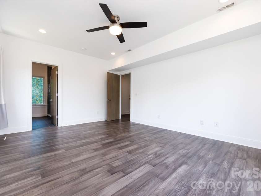 232 Flint Street, Charlotte, NC 28216.  MLS# CAR4425709, YatesRealty ID 52507. Primary bedroom 2nd floor