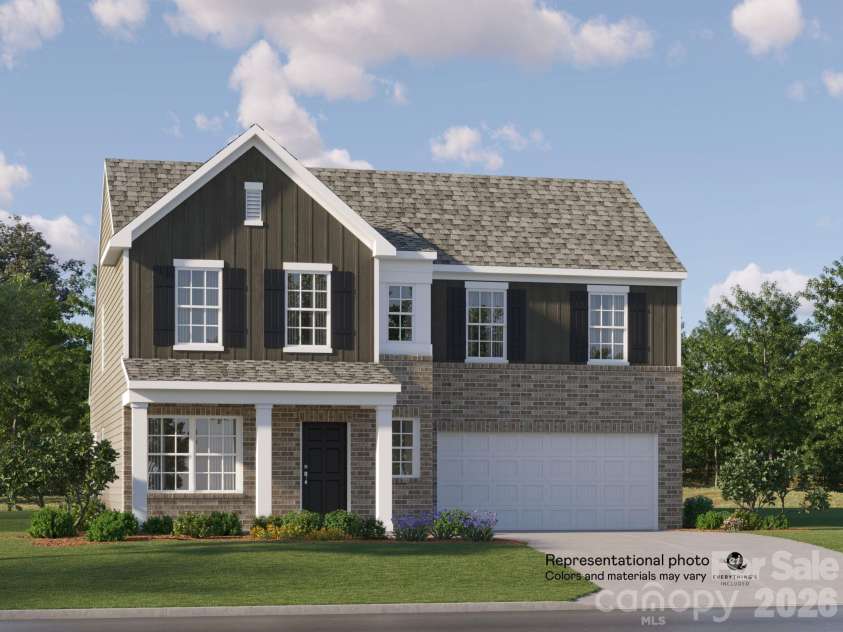 1857 Broom Maker Drive, Bessemer City, NC 28016.  MLS# CAR4427730, YatesRealty ID 52515. Exterior Rendering
