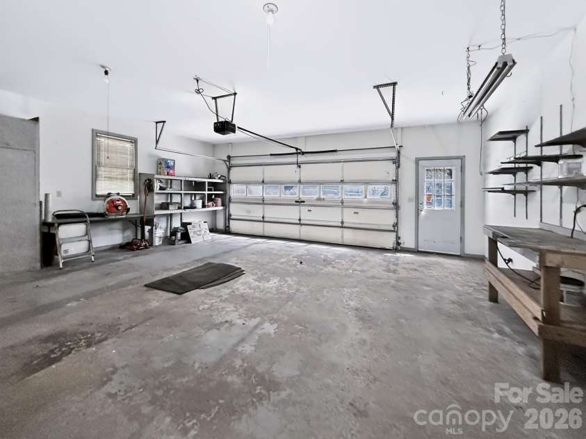 2008 Deep Woods Drive, Hendersonville, NC 28739.  MLS# CAR4424747, YatesRealty ID 52522. Garage interior.
