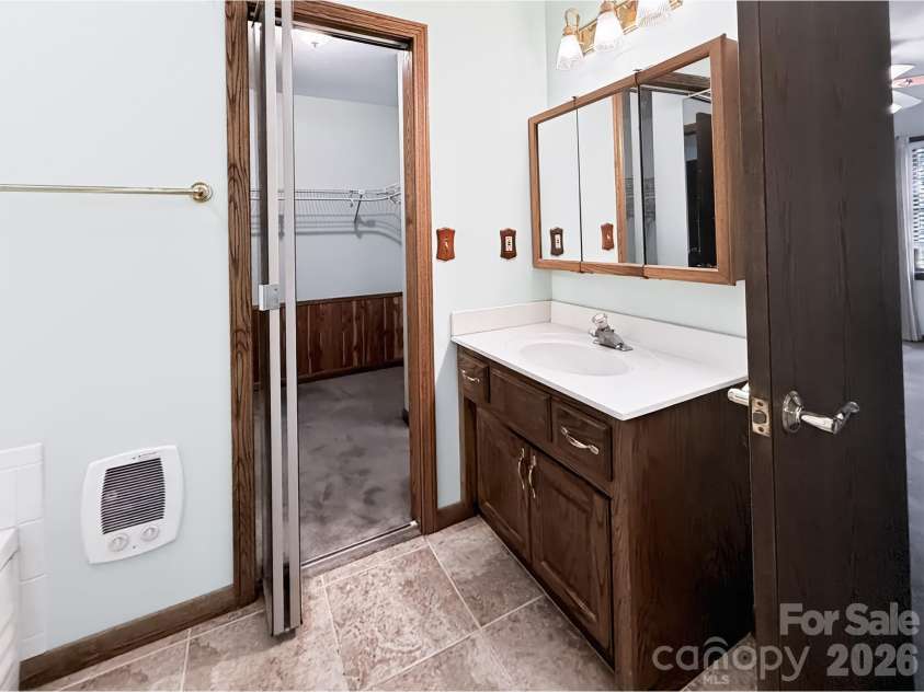 2008 Deep Woods Drive, Hendersonville, NC 28739.  MLS# CAR4424747, YatesRealty ID 52522. Primary bathroom alternate view.
