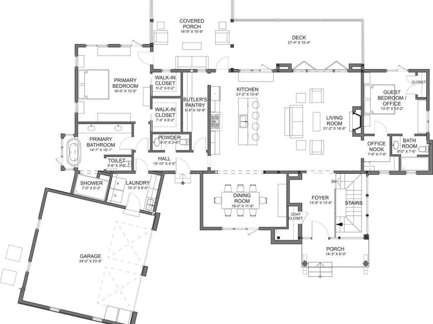 209 Senator Reynolds Road, Asheville, NC 28804.  MLS# CAR4427112, YatesRealty ID 52537. 209 Senator Reynolds Main Level Floor Plan