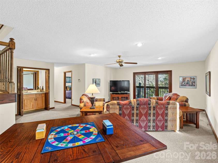 3802 Timber Trail, Asheville, NC 28804.  MLS# CAR4331824, YatesRealty ID 5254. Lower Level Family Room