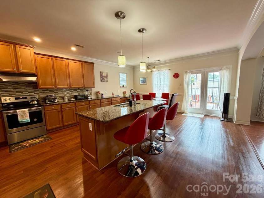 6603 Burkwood Court, Harrisburg, NC 28075.  MLS# CAR4427769, YatesRealty ID 52552. Kitchen