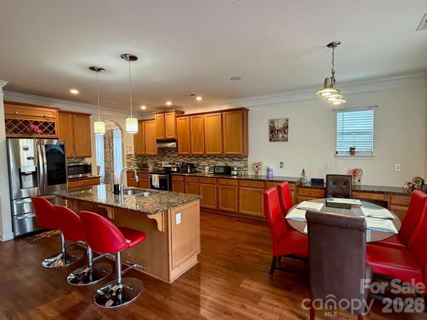 6603 Burkwood Court, Harrisburg, NC 28075.  MLS# CAR4427769, YatesRealty ID 52552. Kitchen